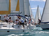 Jolly Harbour Valentines Regatta racing yachts