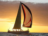 RORC Caribbean 600 2014 yacht and sunset