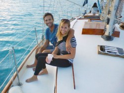 Day sailing in Antigua