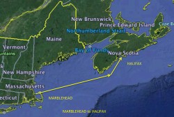Marblehead to Halifax route